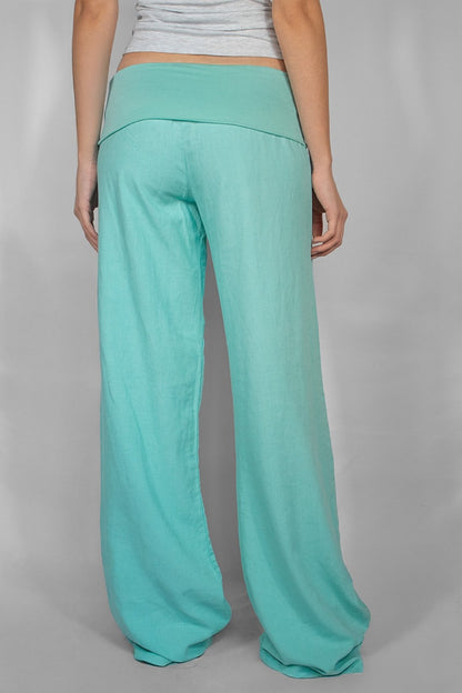 Vibrant Horizon Wide-Leg Trousers
