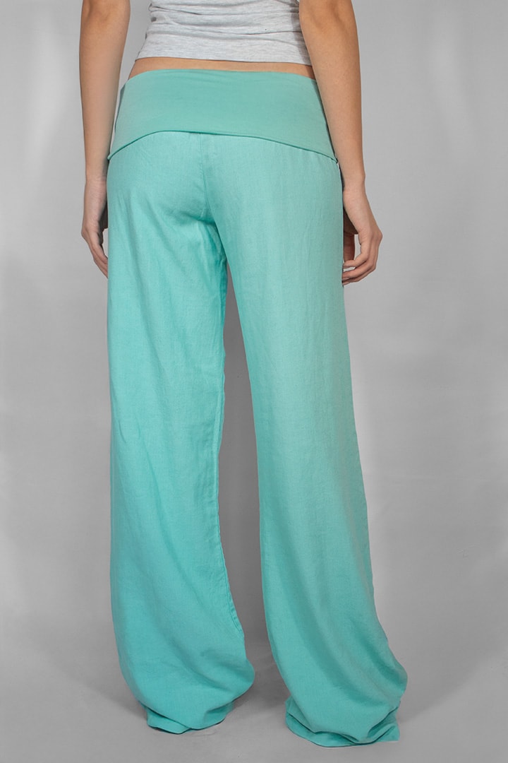 Waistband palazzo pants
